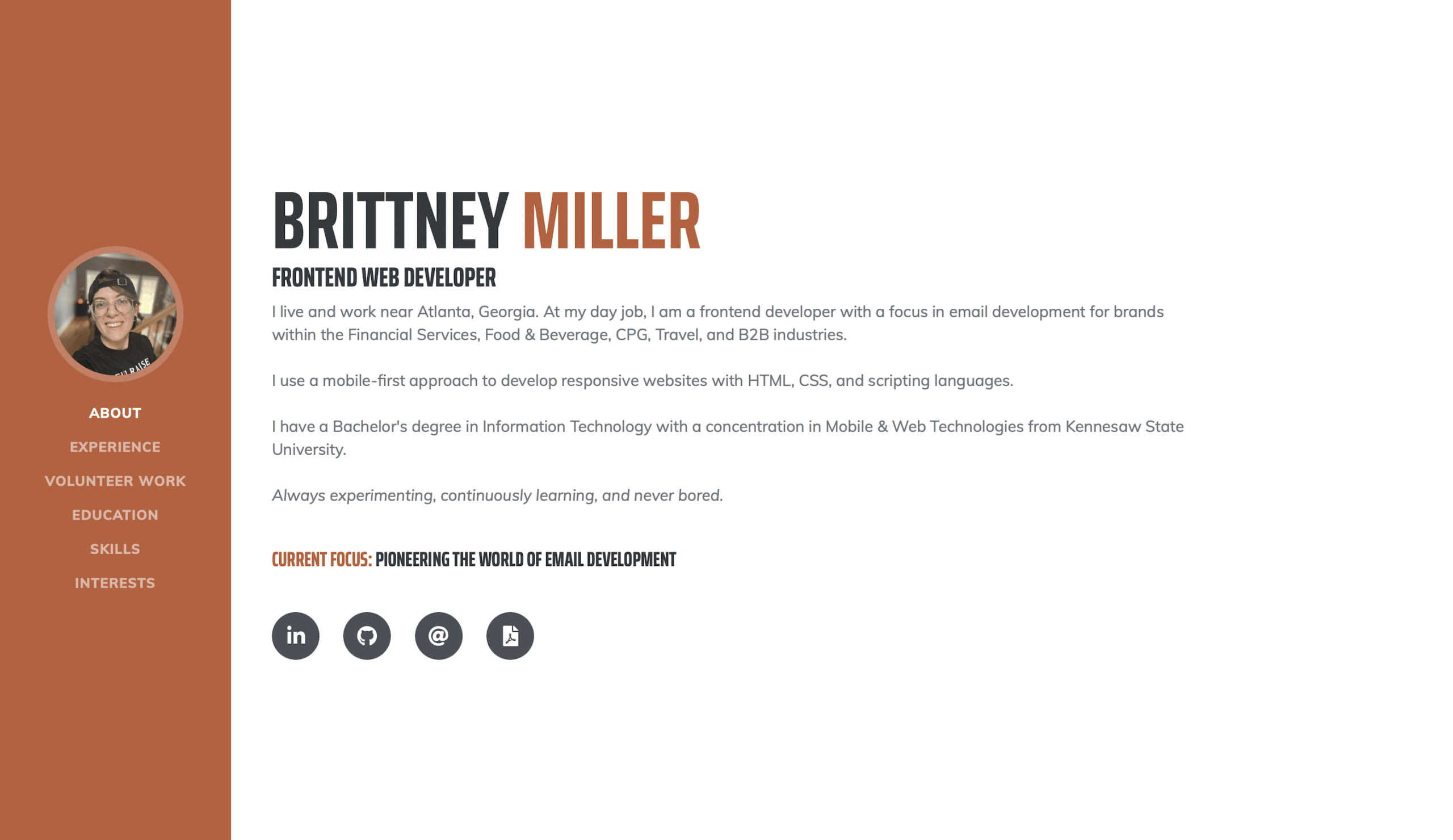 Brittney Miller – V1